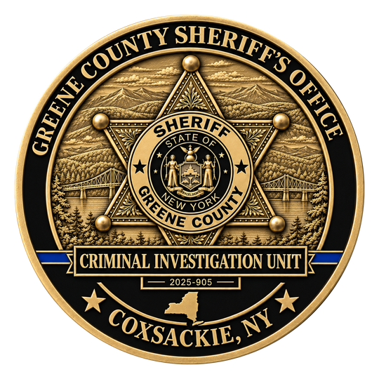 Greene County Sheriff’s Investigation Unit Office Challenge Coin