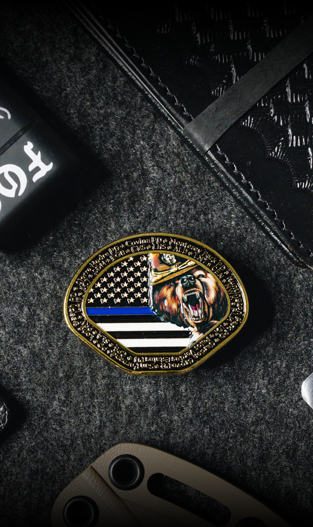High quality custom challenge coin for LASD Academy recruits