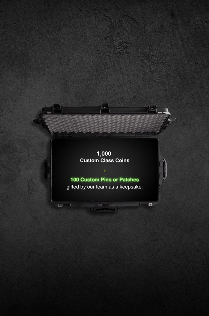 Academy Package, custom challenge coins for law enforcement officers