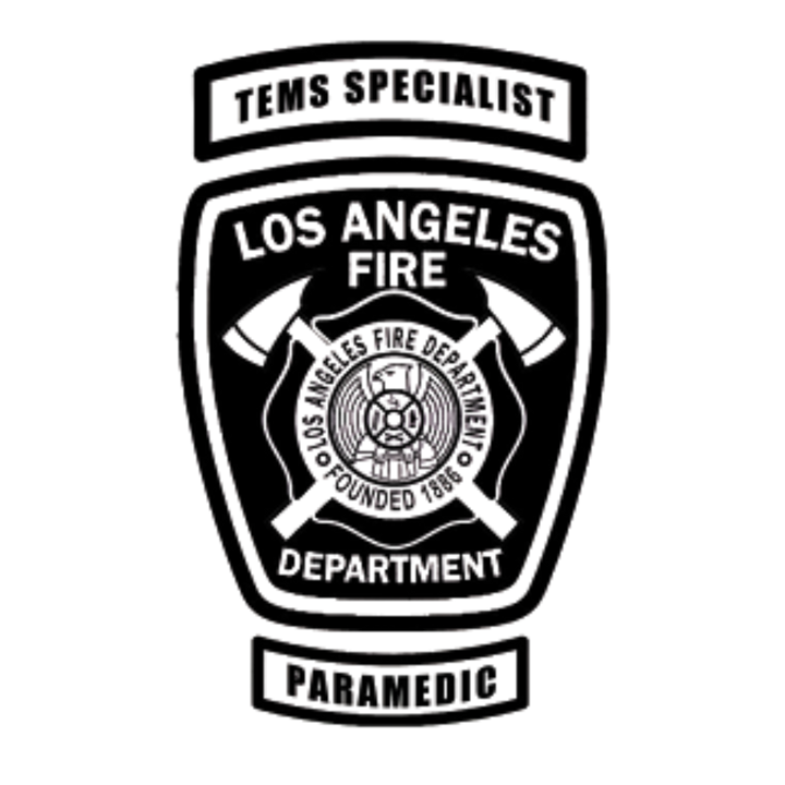 LA Fire TEMS Paramedic Custom Challenge Coin