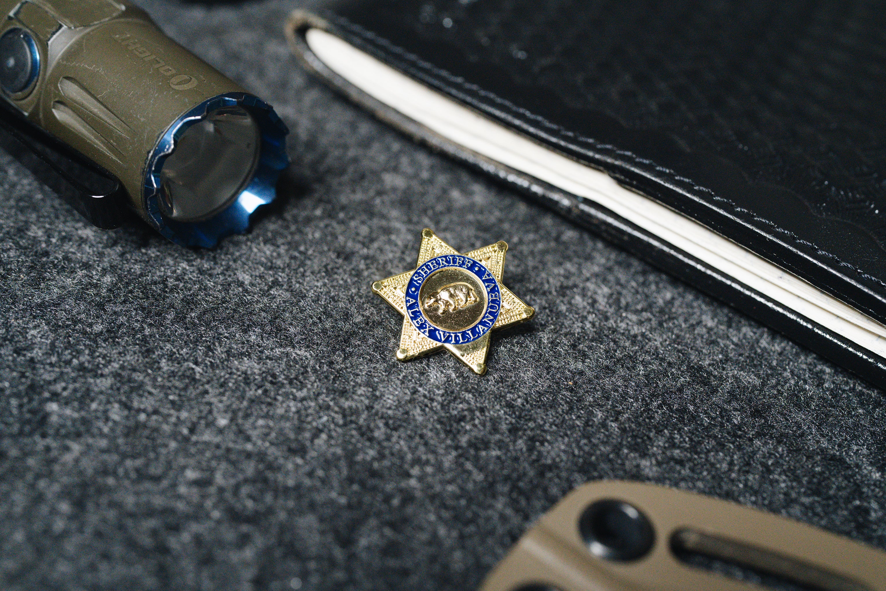 Lapel Pin for Los Angeles County Sheriff Alex Villanueva