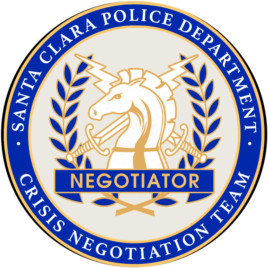 Santa Clara PD - CNT Pin (Gold)