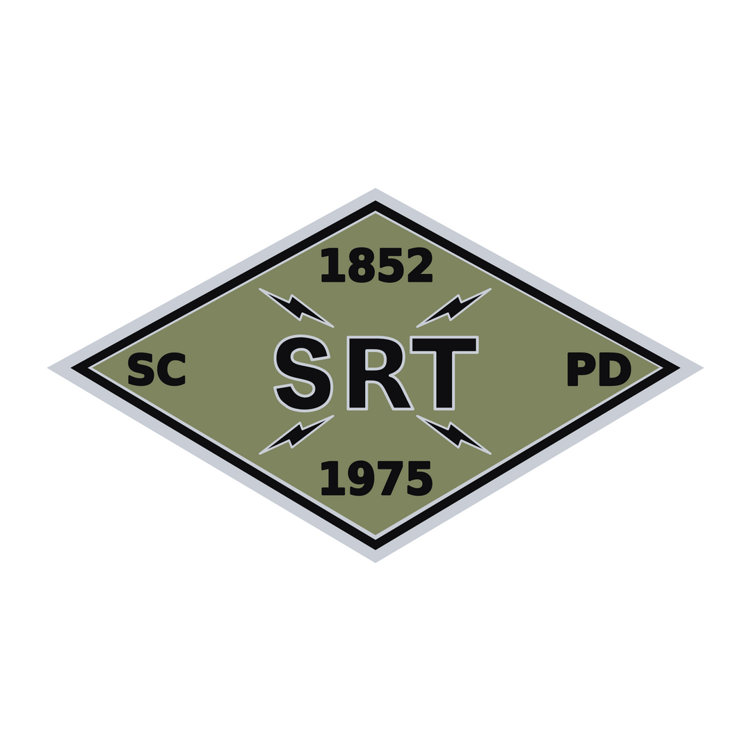 Santa Clara PD - SRT Enamel Silver Pin
